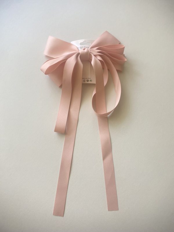SATIN BOW CLIPS
