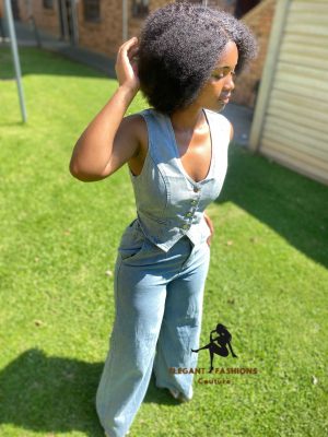 LIGHT BLUE DENIM 2 PIECE
